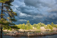 campsite storm